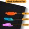 A Black Canvas Board for Painting, 12 Pack Multi Size 11x14(black)